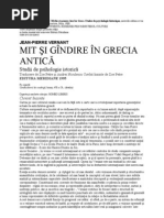 Jean Pierre Vernant Mit Si Gandire in Grecia Antica PDF 