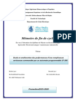 Mémoire de Fin de Cycle: Promotion2019-2020