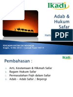 Adab & Hukum Safar