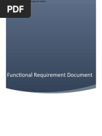 Functional Requirement Document