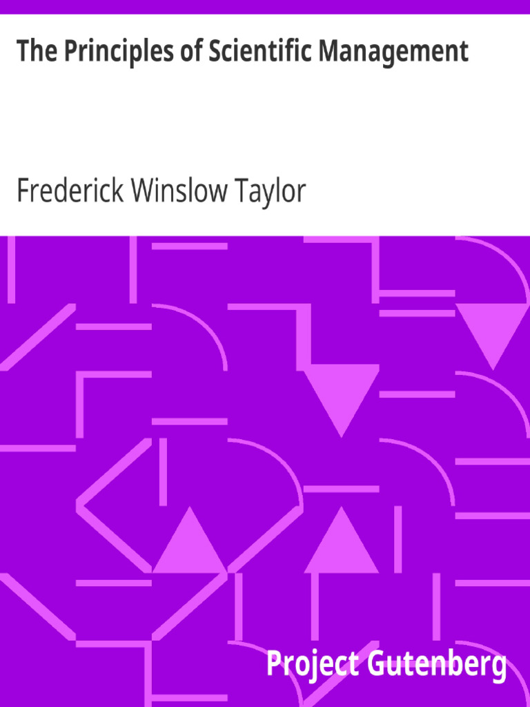 The principles of scientific management 2 pdf