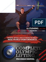 Complete Olympic Lifting Program Manual Wil Fleming