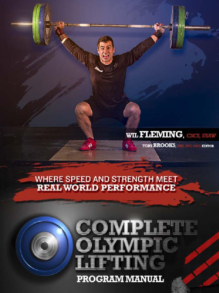 Complete Olympic Lifting Program Manual Wil Fleming PDF Anatomical