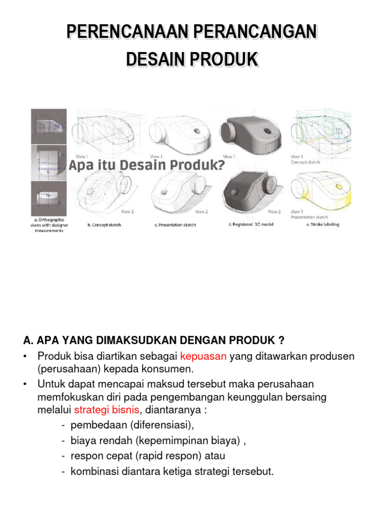 Proses Desain Produk dan Strategi Pemasaran | PDF | Pengelolaan ...
