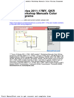 Isuzu Q Series 2011 17my QKR Models Workshop Manuals Color Wiring Diagrams