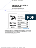 JCB Backhoe Loader 3cx 4cx Variants Service Manual