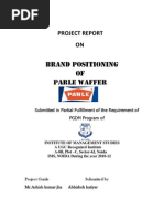 Download Parle Summer Internship Project Report by Abhishek Katiyar SN69590298 doc pdf