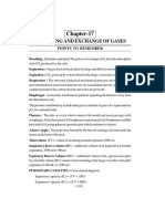 Class11 Biology Chapter 17. BREATHING AND EXCHANGE OF GASES