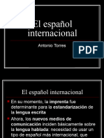 El Español Internacional o Global