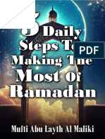 Five Daily Steps To Making The Most of Ramadan Ebook