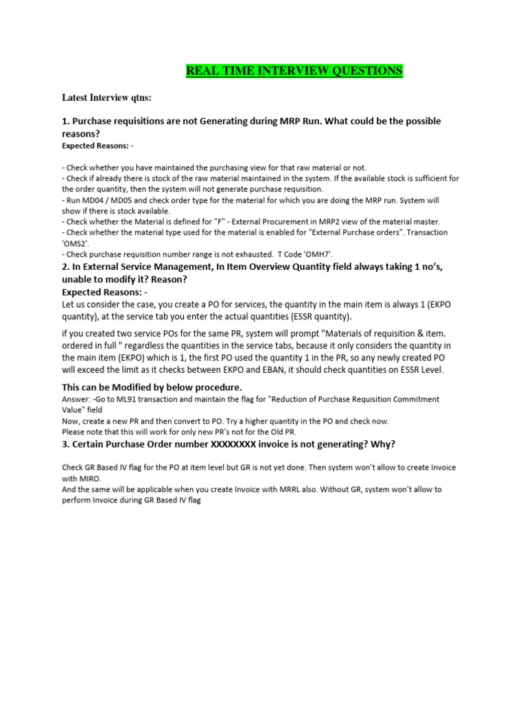 Salesforce Real Time Interview Questions