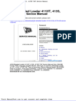 JCB Wheeled Loader 411ht 413s 417ht t4f Sevice Manual