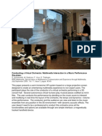 Conducting A Virtual Orchestra: Multimedia Interaction in A Music Performance Simulator