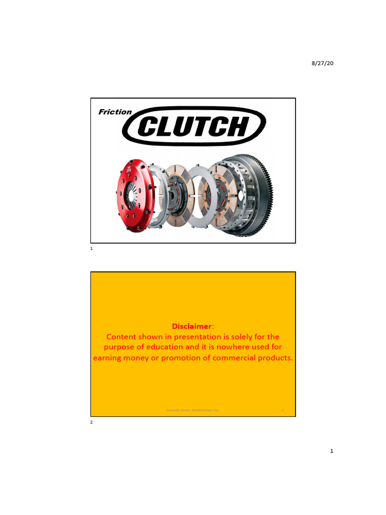 5 Clutch PDF Clutch Manual Transmission