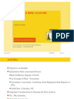 03-02 Schedule Risk Analysis (SRA) - SRA For Planners Lunch and Learn