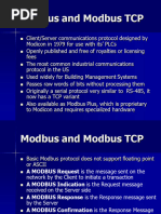 Modbus and Modbus TCP