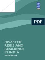 Disaster Risk and Resiience in India