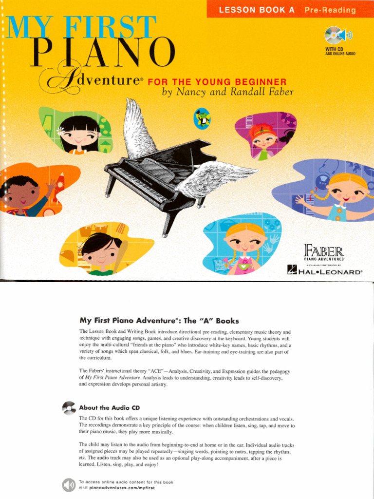 My First Piano Lesson Book A PDF