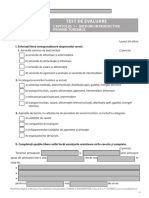 Test de Evaluare Editabil Modul 1 - Cap - 1 - Turism Si Alimentatie CD PRESS