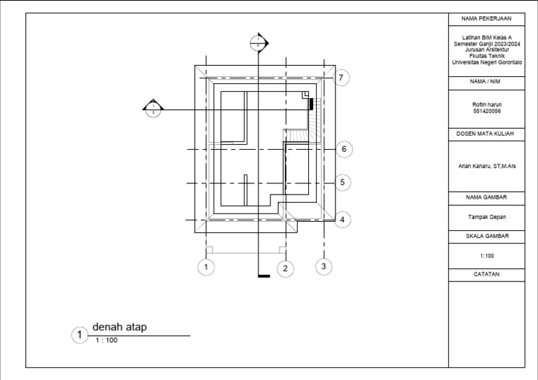 Gambar Kerja Rumah 1 Lantai | PDF