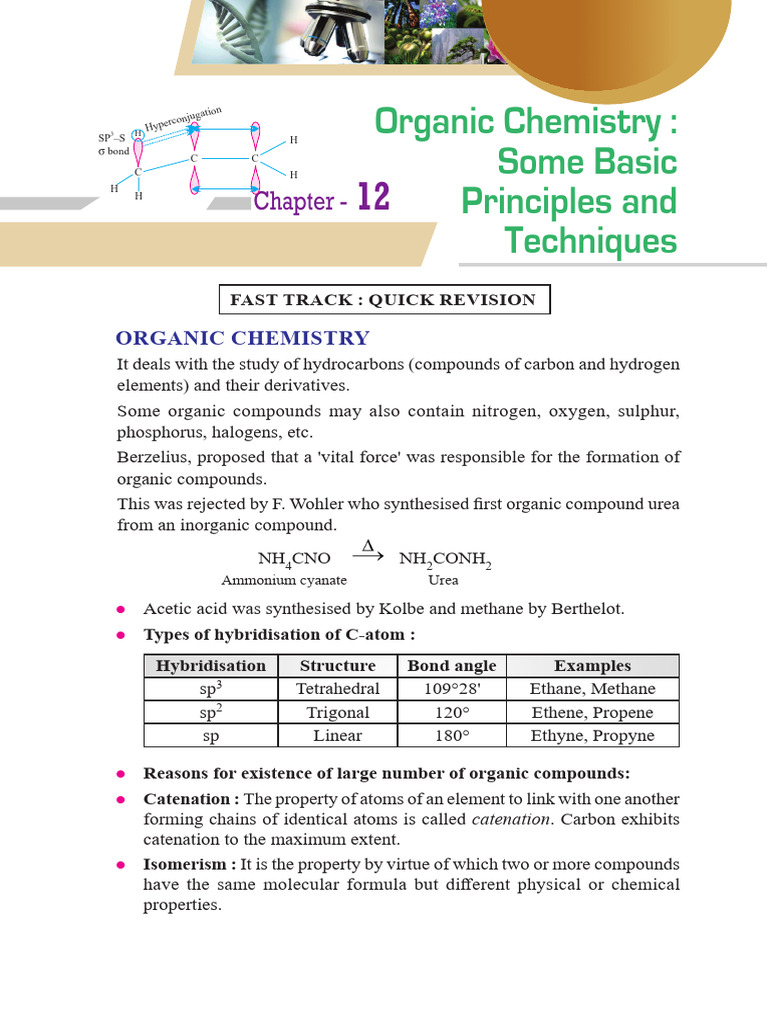 Basic Concepts of Organic Chemistry | PDF