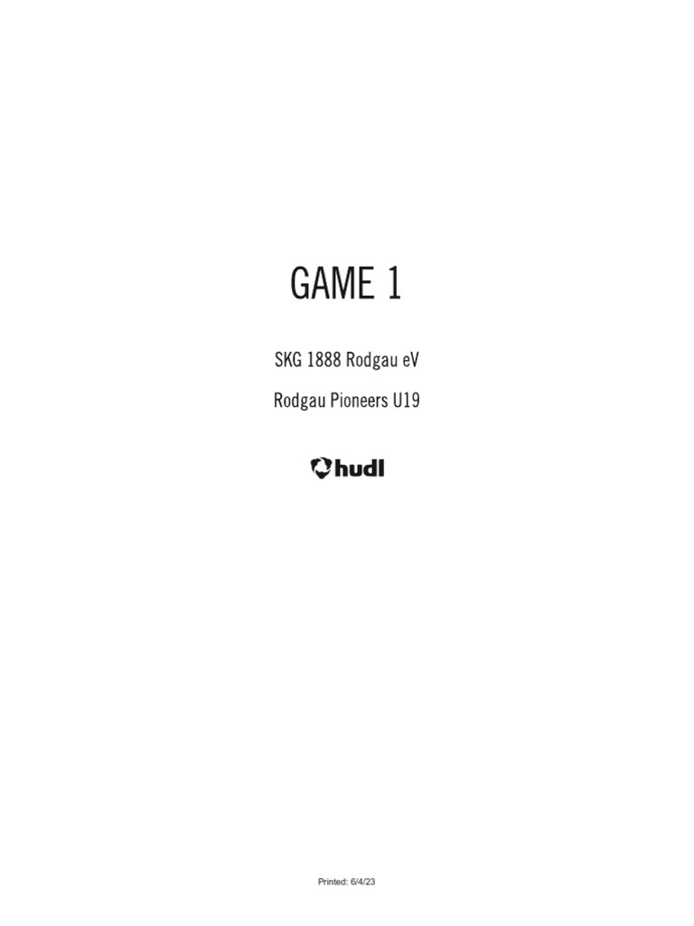 Game 1 Offensive Plays Pdf