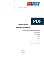 Modelo Trabalho Acadêmico - ABNT (Análise Cromatográfica)