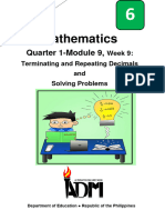 Math6-Q1 Mod9 Terminating RepeatingDecimals Version3