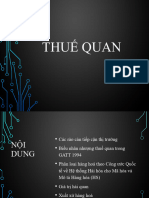 Tiếp Cận Thị Trường-Thuế Quan