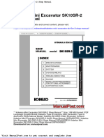 Kobelco Mini Excavator Sk10sr 2 Shop Manual