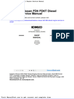 Kobelco Nissan Fd6 Fd6t Diesel Engine Service Manual