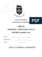 CHE 212 Organic Experiments