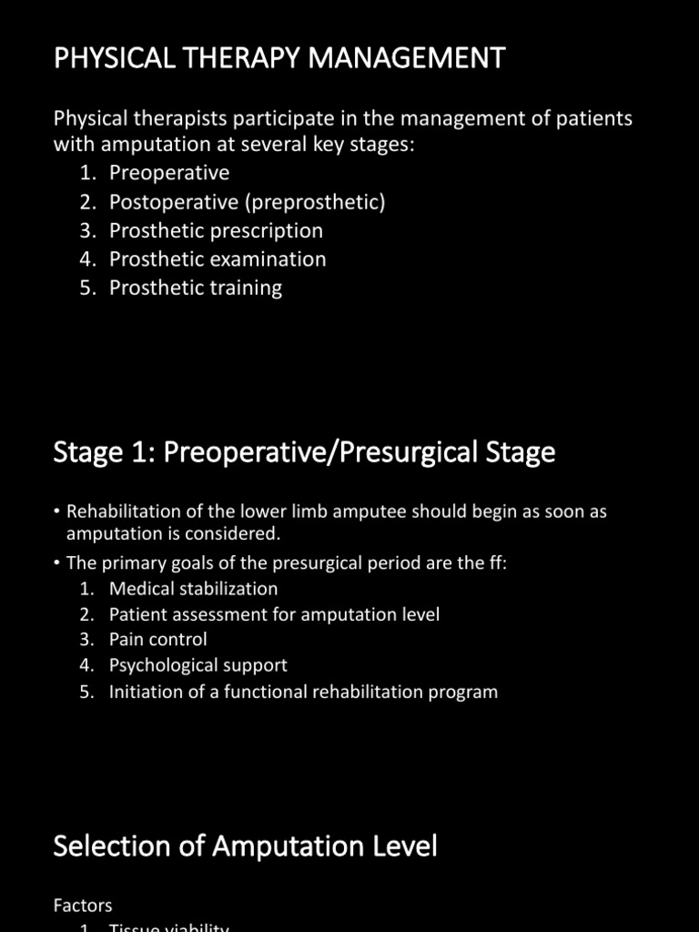 Lower Extremity Prosthesis Part II | PDF | Prosthesis | Amputation