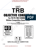 TRB PG Objective Commerce Study Material