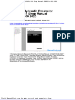 Komatsu Hydraulic Excavator Pc210lc 11 Shop Manual Sen06516 08 2020