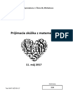 Prijimacia Skuska Mat 2017 (4GY)