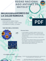 Clase 14. Rol de Los Microorganismos en La Salud Humana