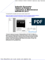 Komatsu Hydraulic Excavator Pc400 8 Pc400lc 8 Pc450 8 Pc450lc 8 Operation Maintenance Manual Ten00499 03 2013