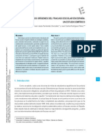 Los Orígenes Del Fracaso Escolar en España: Un Estudio Empírico