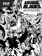 Savage Blades Rulebook Zine