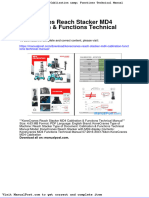 Konecranes Reach Stacker Md4 Cabliration Functions Technical Manual