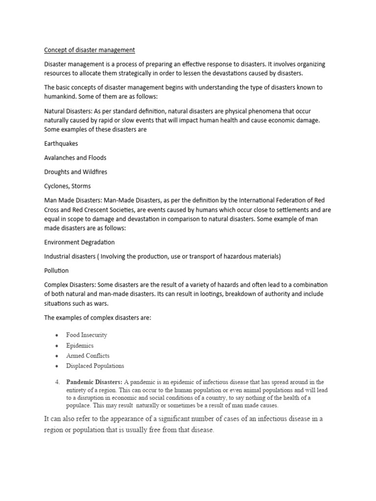 concept-of-disaster-management-pdf-natural-disasters-emergency
