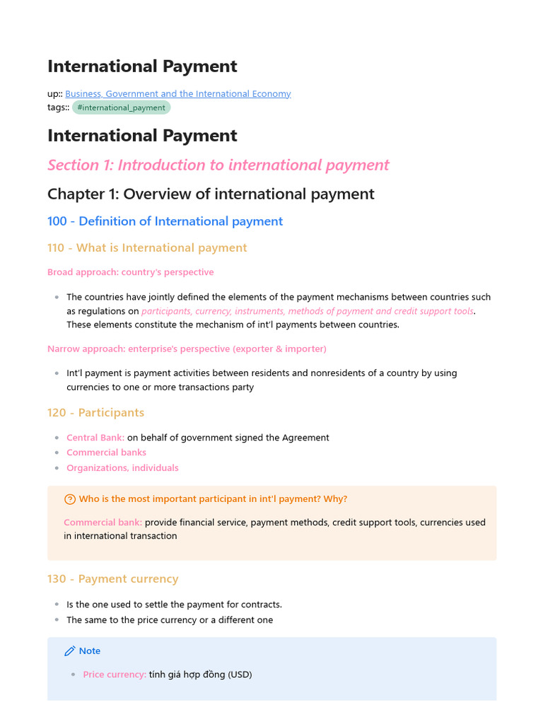International Payment | PDF