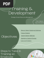 SHRM - Training & Development