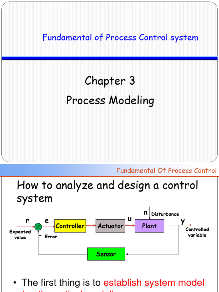 Fundamental of Process Control - Chapter 3 - Original | PDF