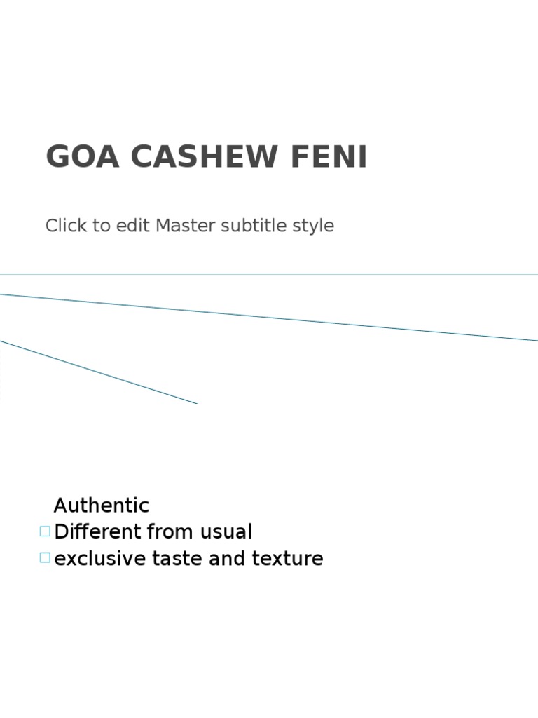 Goa Cashew Feni for Pubs & Travelers | PDF | Art
