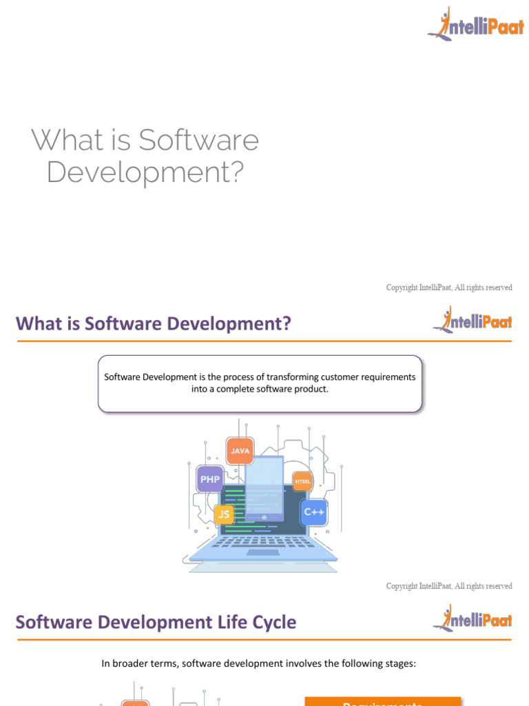 What Is Software Development | PDF | Software Development Process ...
