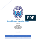 MGT 368 - Local Entrepreneur Case - Mohiminul Ahmed Sami - 1521079630