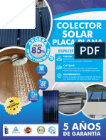 Calector Solar Placa Plana Ficha Tecnica CL