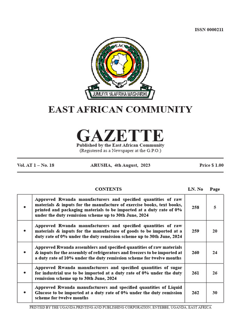 Eac Vol at 1 No 18 August 2023 | PDF